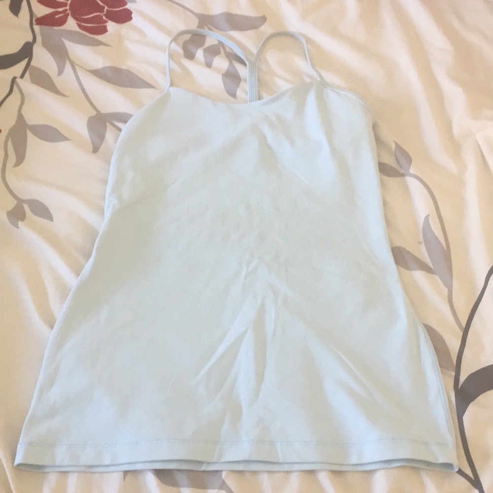 Lululemon Light Blue Power Tank